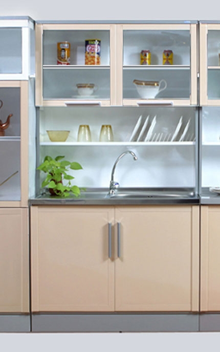 ตู้ครัวสูงพร้อมอ่างขนาด 1x1.9m