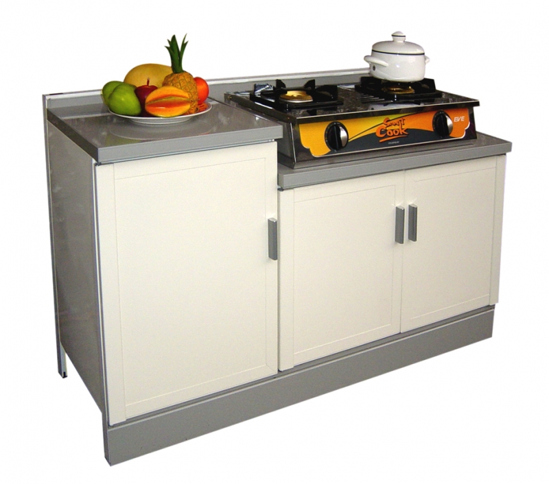 ตู้วางเตาพร้อมตู้เก็บถังแก๊ส