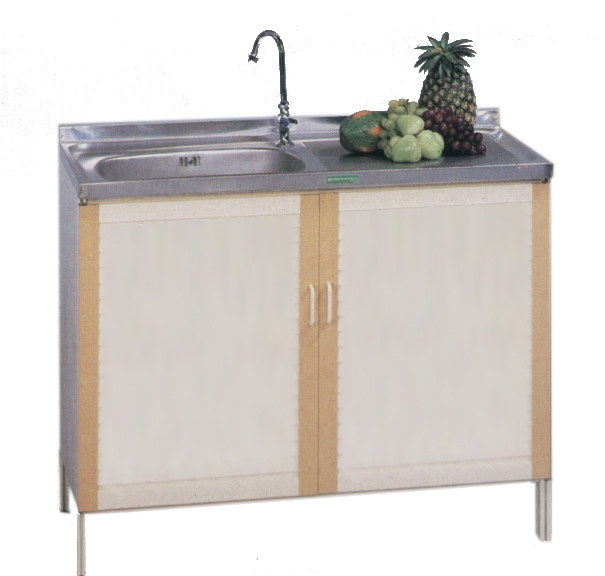 ตู้เคาร์เตอร์พร้อมอ่าง ขนาด 100x50x82CM