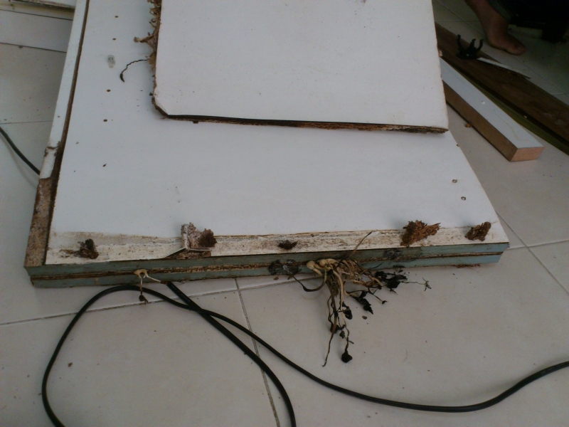 56ชุดครัวอลูมิเนียมบิวท์อิน ขนาด2.6เมตร