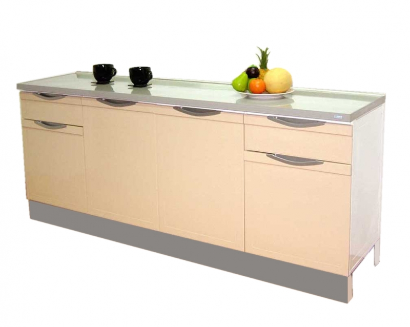 ตู้เคาร์เตอร์ ขนาด 200x50x82 CM 4ประตู2ลิ้นชัก