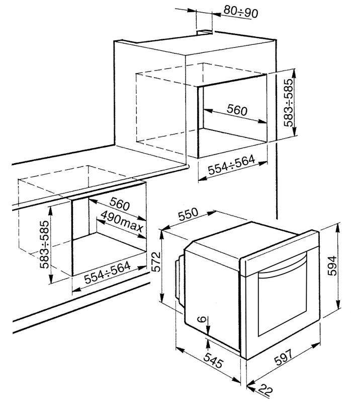 เตาอบMEX รุ่นFX605TX
