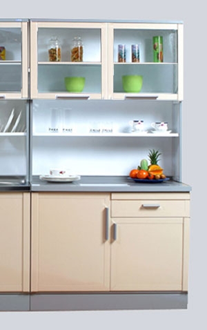 ตู้แพนทรี้พร้อมตู้ลอย กว้าง100*สูง90ซม.