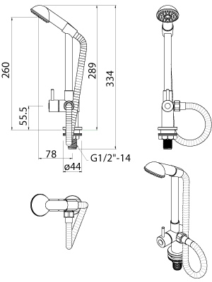 ก๊อกอ่างซิงค์ HFVSB-1000G6