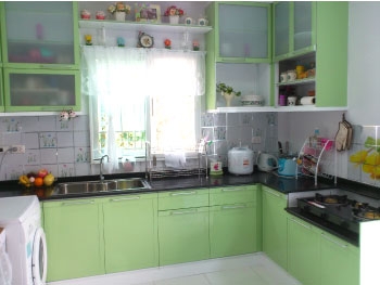 12ชุดครัวอลูมิเนียมบิวท์อิน